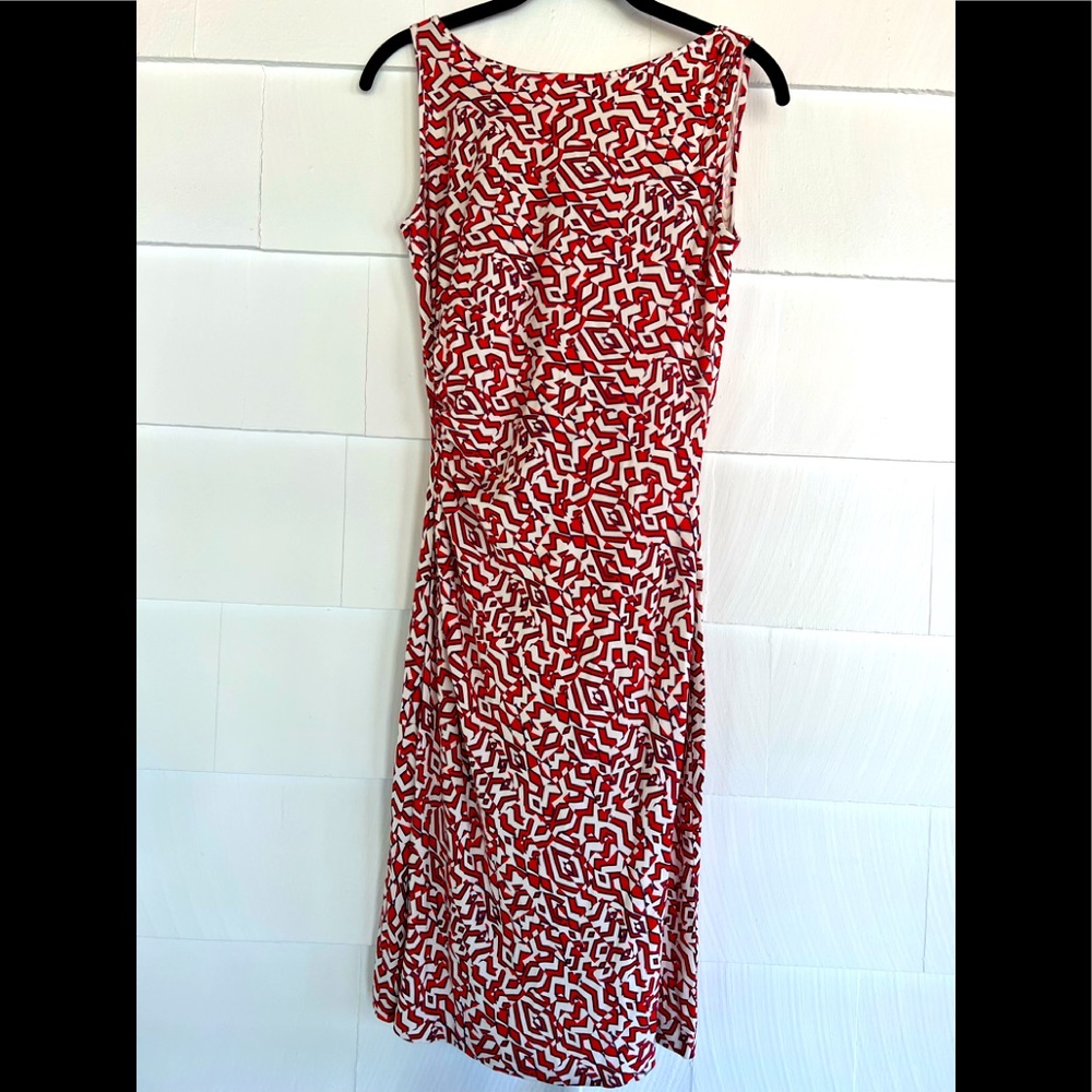 NWT⭐️ Diane Von Furstenburg geometric print dress size 6